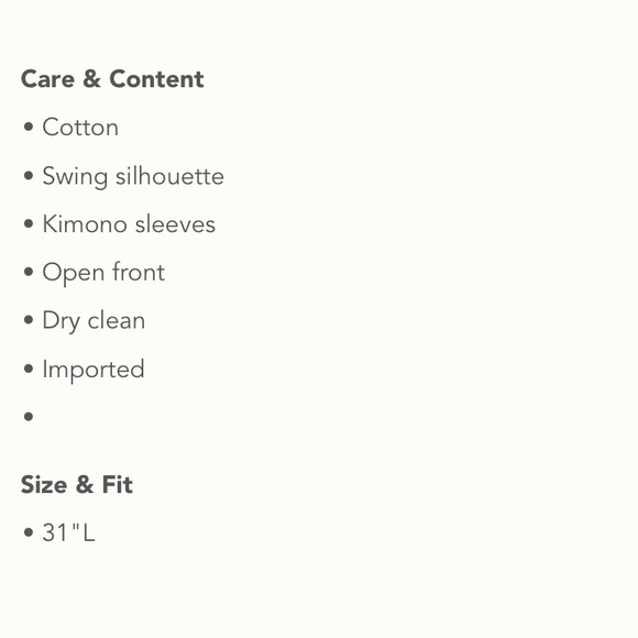 ANTHRO Striped Swing Kimono Cardigan by Amit Aggarwal - Picture 15 of 15